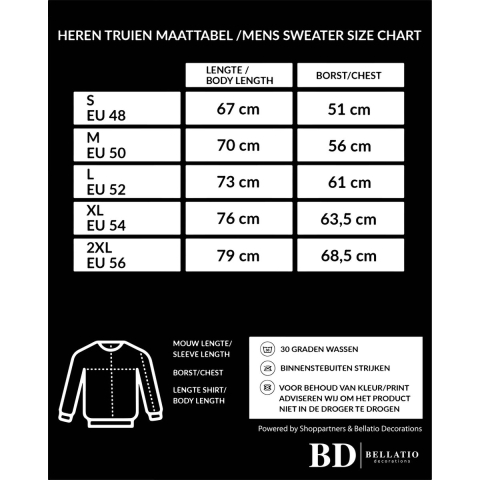 Grote maten foute Kersttrui zit in de was zwart voor heren 4XL -