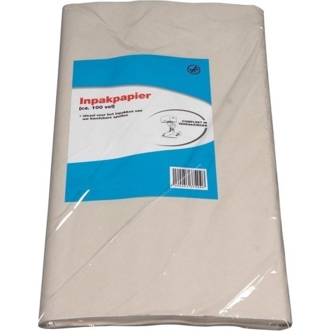 500x vellen verhuis inpakpapier - 50 x 75 cm - verhuizen - beschermt tegen krassen en breuk -