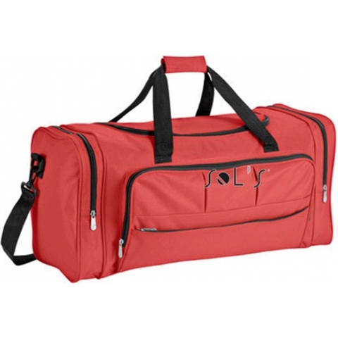 Reistas/weekendtas/sporttas model Dynamic - rood - 62 x 30 x 26 cm -