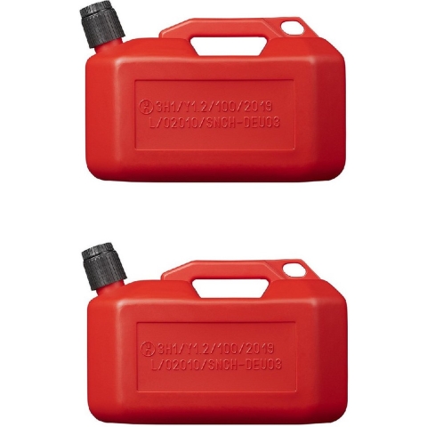 Jerrycan/benzinetank 10 liter rood -