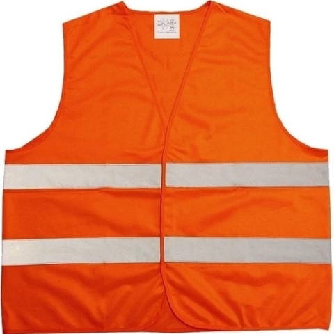 10x Oranje veiligheidsvest voor volwassenen -
