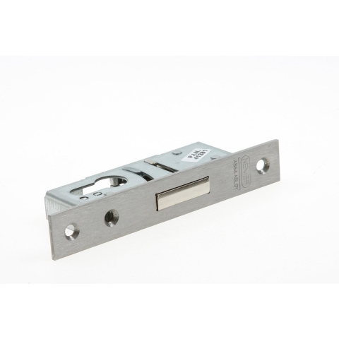 Nemef 9640 Kastslot | DM25mm | voorplaat RVS 24x150mm rechthoekig | zamac vernikkelde nachtschoot | DR 1+2+3+4 - 9964107000