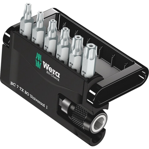 Wera Bit-Check 7 TX BO Universal 1, 7 -delig - 1 stuk(s) - 05056158001