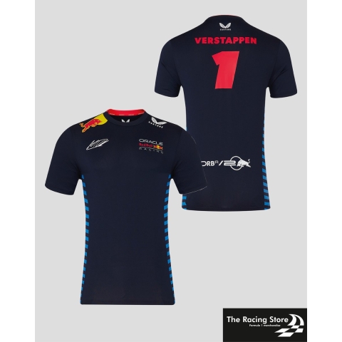 Max Verstappen T-shirt - XXXXL - Red Bull Racing - Driver T-Shirt 2024 - Heren
