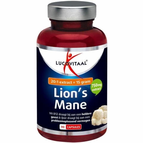 Gratis Verzending: Lucovitaal Lion's Mane 90 capsules