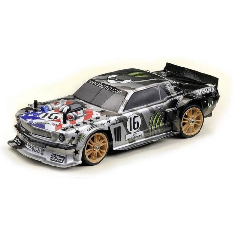 Absima 1:16 RC auto Elektro Toerwagen FIRST STEP SPEED PERFORMANCE FUN MAKER Neon, Grijs Brushless 4WD RTR Touring Car 2,4 GHz