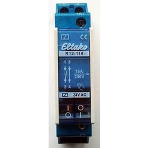 Eltako R12-110-24V Schakelrelais Nominale spanning: 24 V Schakelstroom (max.): 8 A 1x NO, 1x NC 1 stuk(s)