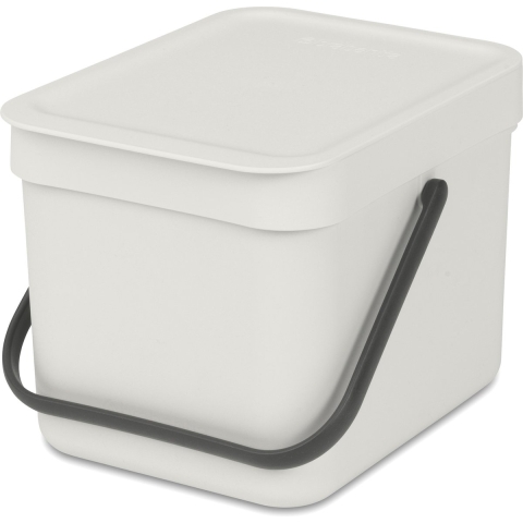 Brabantia Sort & Go Afvalemmer 6 L - Grijs