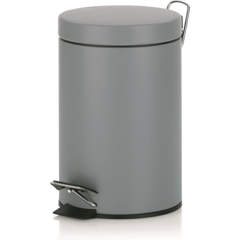 Kela Monaco Pedaalemmer 3 liter - Licht Grijs