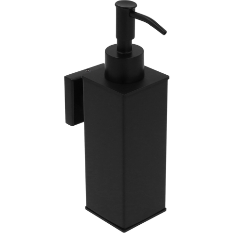 QUVIO Zeepdispenser - Wandmontage - RVS - Zwart