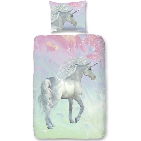 Good Morning Unicorn Dekbedovertrek 140 x 220 cm