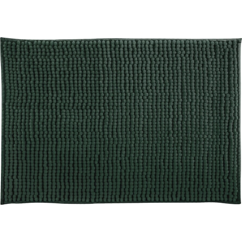 MSV Badkamerkleed|badmat voor op de vloer - donkergroen - 60 x 90 cm