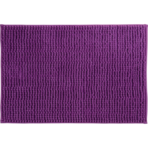 MSV Badkamerkleed|badmat voor op de vloer - paars - 60 x 90 cm