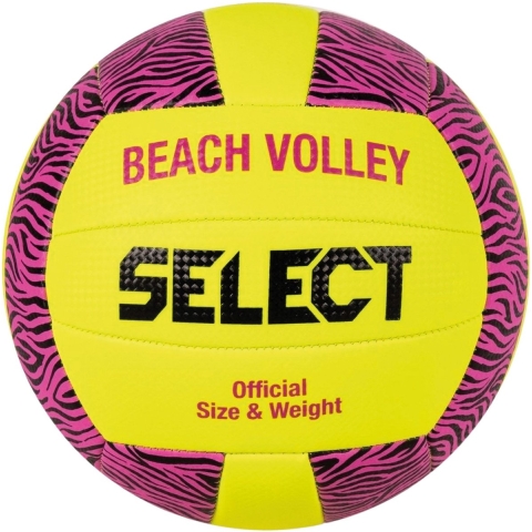Select 387912 Champion Beach Volleybal - Neon Yellow-Rose - 4