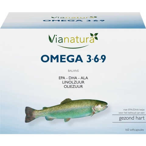 Vianatura Omega 3-6-9 | 160 capsules