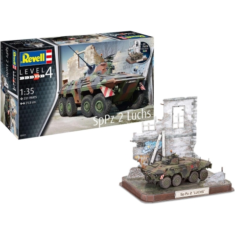 Revell 1/35 SpPz 2 Luchs incl. 3D Puzzle Diorama