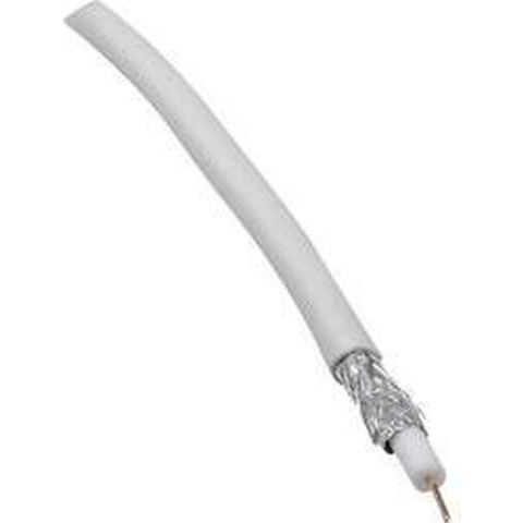 BKL Electronic 0806001/25 Coaxkabel Buitendiameter: 6.60 mm 75 Ω 90 dB Wit 25 m