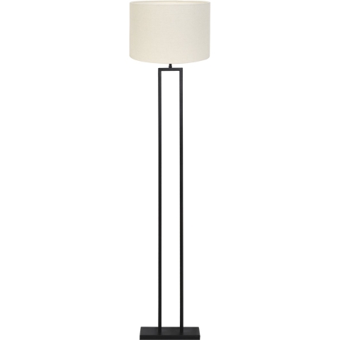 Light & Living Vloerlamp Shiva|Livigno - Zwart|Eiwit - Ø40x170cm