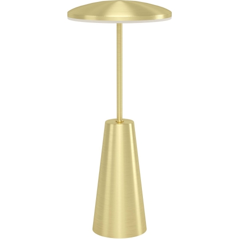 EGLO Piccola Tafellamp - Draadloos - 28 cm - Goud