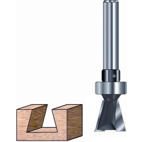 ENT Zwaluwstaartfrees HM 9 graden A9.5mm, Kolf 8mm - 7915962