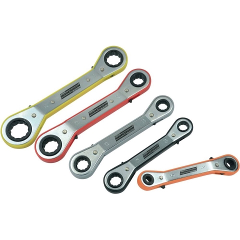 Brüder Mannesmann Ring-ratelsleutelset 5 dlg (Hobby) - 27405