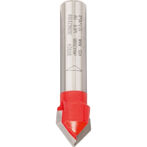 Bosch Accessoires V-groeffrees -90° 8x12,7x10x44,5 - 2608629369