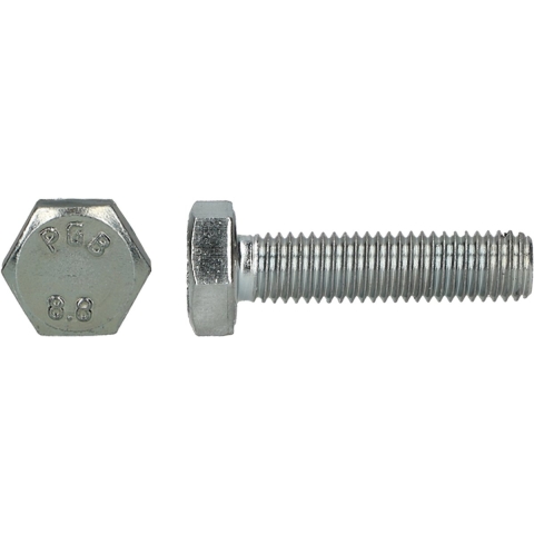 pgb-Europe PGB-FASTENERS | Zeskanttapbout 8.8 DIN 933 M 10x80 Zn | 100 st 933801010000803