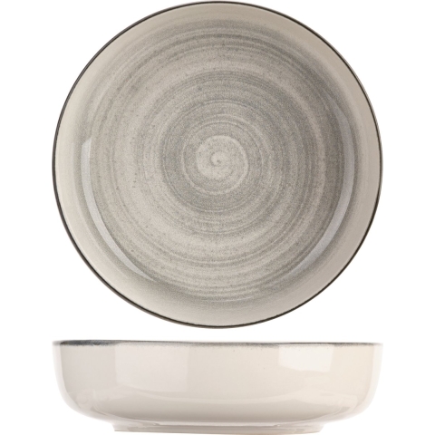 Cosy & Trendy Diepe Borden Baltic Grey ø 18 cm - 6 stuks