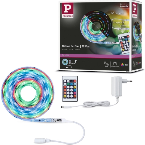 Paulmann FN SimpLED Strip RGB 70513 LED-strip complete set Met connector (male) 12 V 5 m RGB 1 stuk(s)