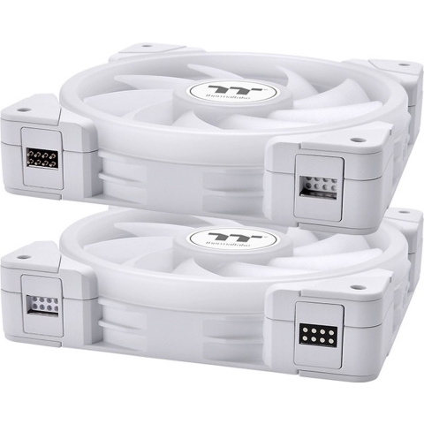 Thermaltake SWAFAN EX12 ARGB PC-ventilator Wit (b x d) 140 mm x 140 mm