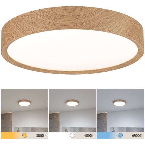 Paulmann 71085 Tega LED-plafondlamp LED 22.5 W Hout