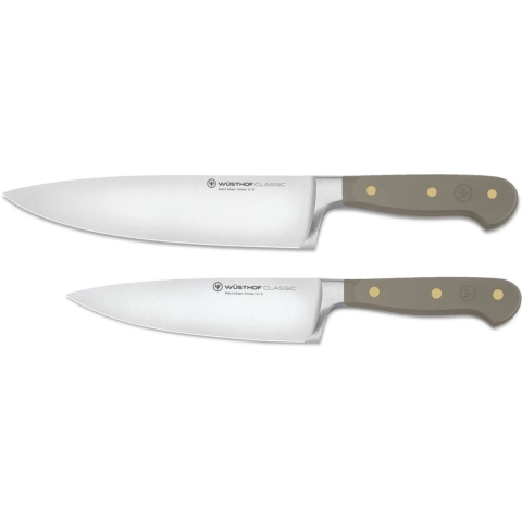 Wusthof Koksmessenset Classic Color - Velvet Oyster 2-delig