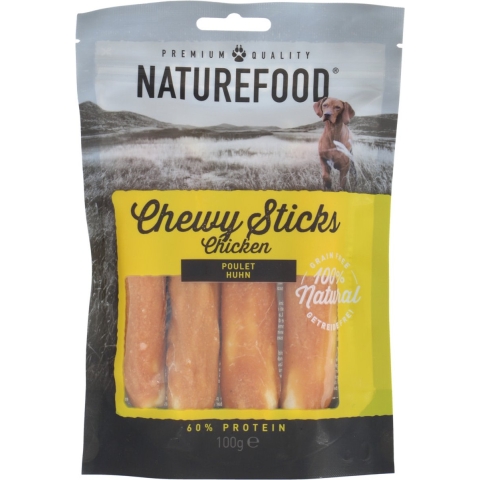 7x Rosewood Naturefood Chewy Sticks Kip 100 gr