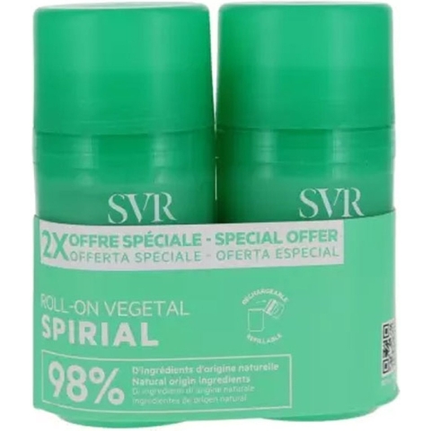 SVR Spirial Roll-On Vegetal | 2 x 50 ml PROMO
