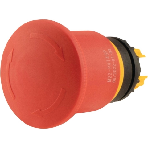 Eaton M22-PVT45P Noodstop-paddenstoelknop IP67/IP69 1 stuk(s)