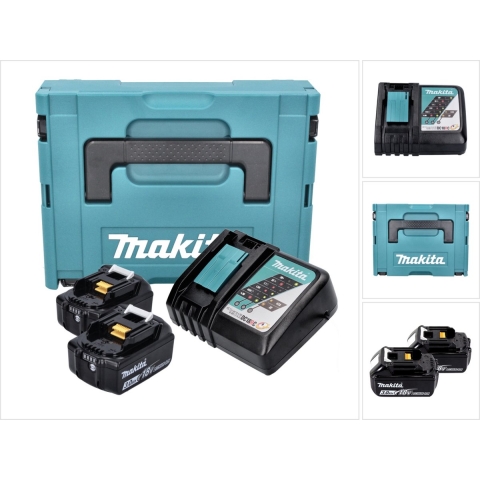 Makita S_0380_3027518 197952-5 Accu en acculader voor gereedschap 18 V 3 Ah Li-ion