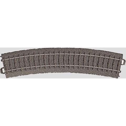 H0 Märklin C-rails (met ballastbed) 24224 Gebogen rails 24.3 ° Radius R2 (wisselboog)