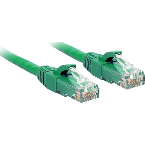 LINDY 48054 RJ45 Netwerkkabel, patchkabel CAT 6 U/UTP 20.00 m Groen 1 stuk(s)