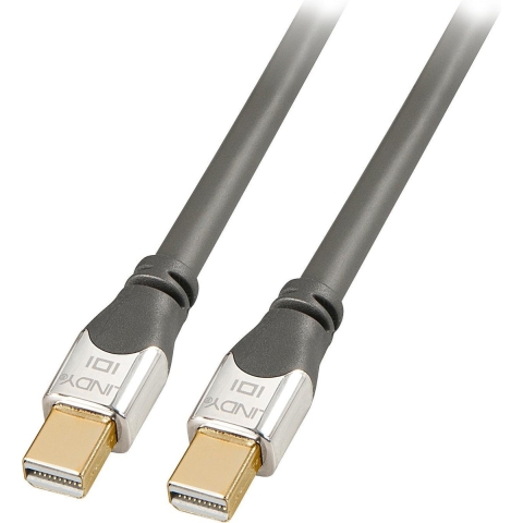LINDY 36307 DisplayPort-kabel Aansluitkabel Mini DisplayPort-stekker, Mini DisplayPort-stekker 2.00 m Grijs