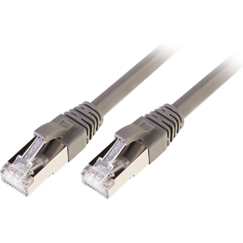 LINDY 47217 RJ45 Netwerkkabel, patchkabel CAT 6 S/FTP 10.00 m Antraciet 1 stuk(s)