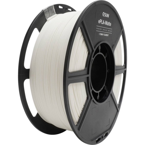 ESUN 2706205 Filament PLA mat 1.75 mm 1 kg Wit (mat) 1 kg