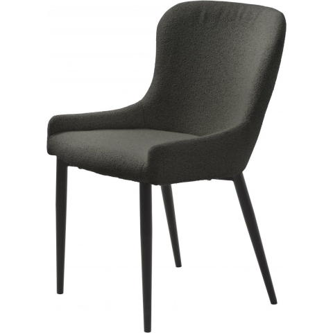 Nordic Home Safa eetkamerstoel bouclé - grijs