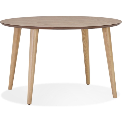 ALTEREGO ORTENSIA Ronde uitschuifbare eettafel - Beige