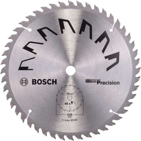 Bosch Accessoires Cirkelzaagblad Precision 235X2X16/-,T48 - 2609256881