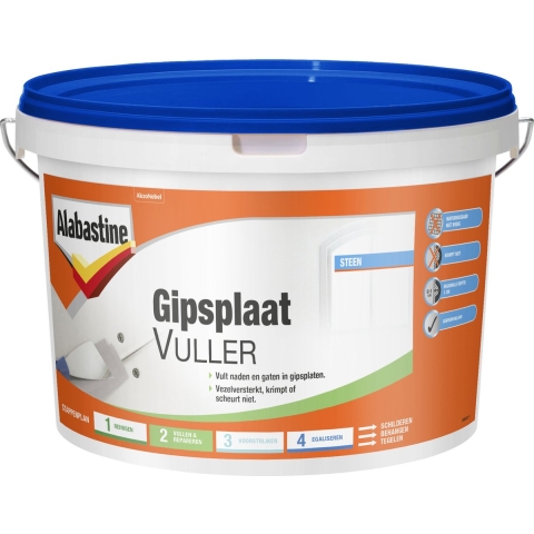 Alabastine Gipsplaat Vuller Rm 2,5 L - 5095979 - 5095979