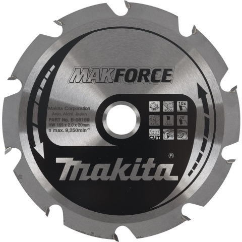 Makita Accessoires Cirkelzaagblad Hout | Efficut 190x30x1,45 24T 23g - B-64191 B-64191