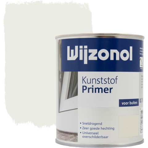Wijzonol Kunststof Primer - Wit (T10) - 0,75L