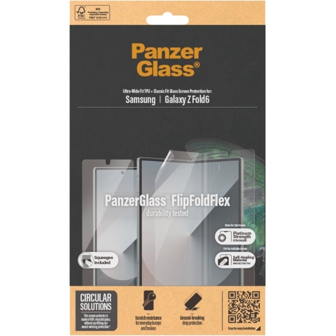 Panzerglass Glass&film Clear Screenprotector Voor Samsung Galaxy Z Fold 6 Transparant
