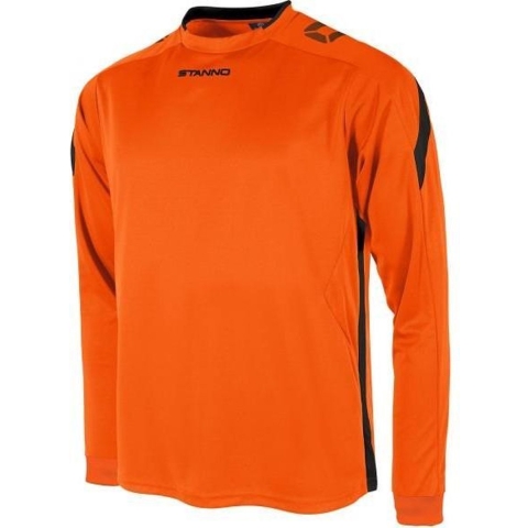Stanno 411003 Drive Match Shirt LS - Orange-Black - XXXL