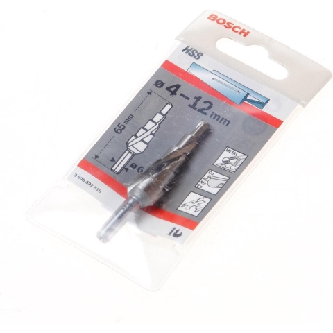 Bosch Accessoires Trappenboren HSS 4 12 mm, 6,0 mm, 50 mm 1st - 2608597518